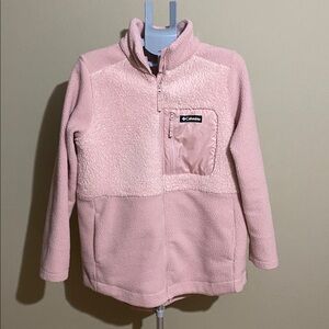 Columbia Light Pink Sherpa Fleece Jacket